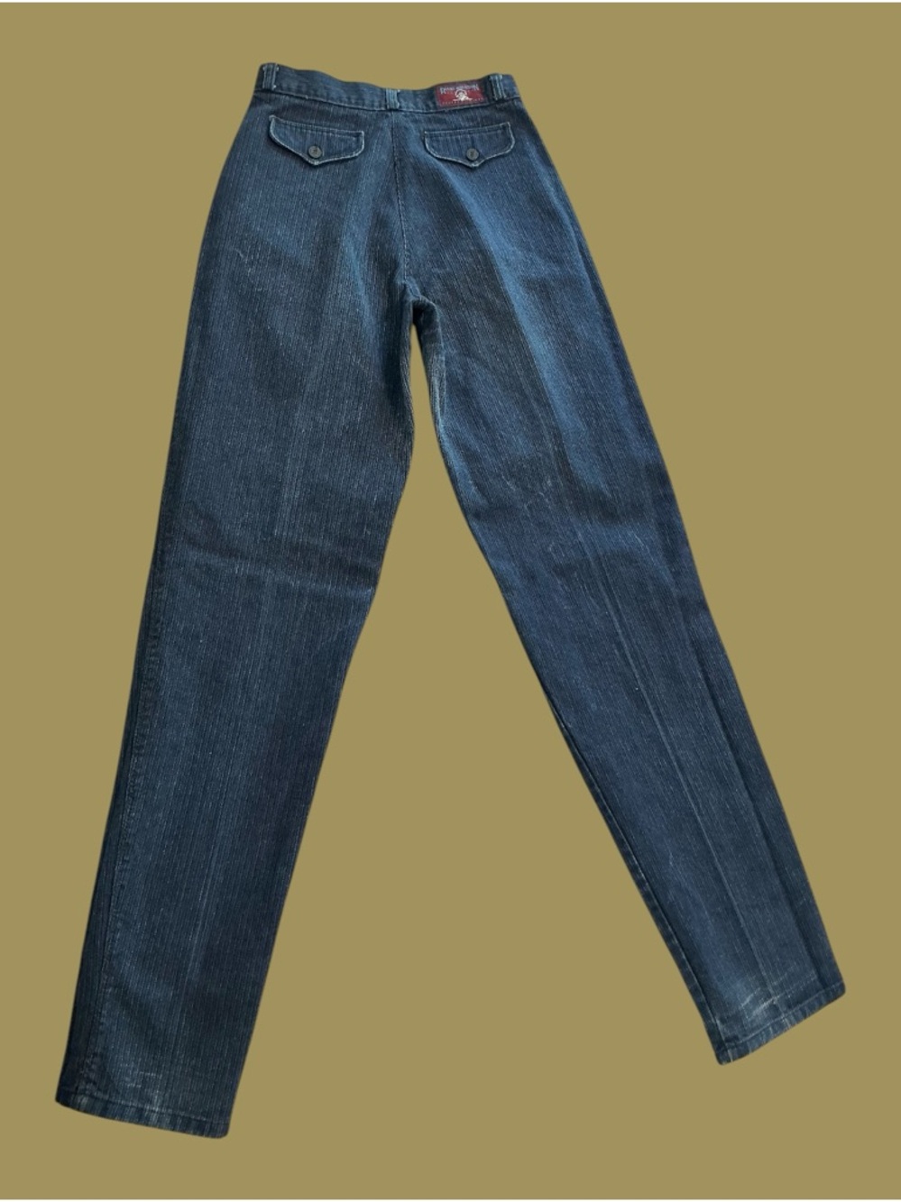 Rockies High-Rise Weave Striped Indigo Jeans - Picture 5 of 7